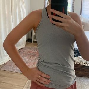 Lululemon gray striped top